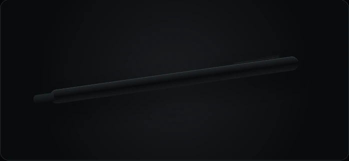 Fisher Matte Black Bullet Space Pen with black clip, model 400BCL.