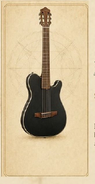 Kuroyuki instrument body from the Atlas of Incarnate Strings