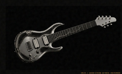 Völva, a silver seven-string witness instrument