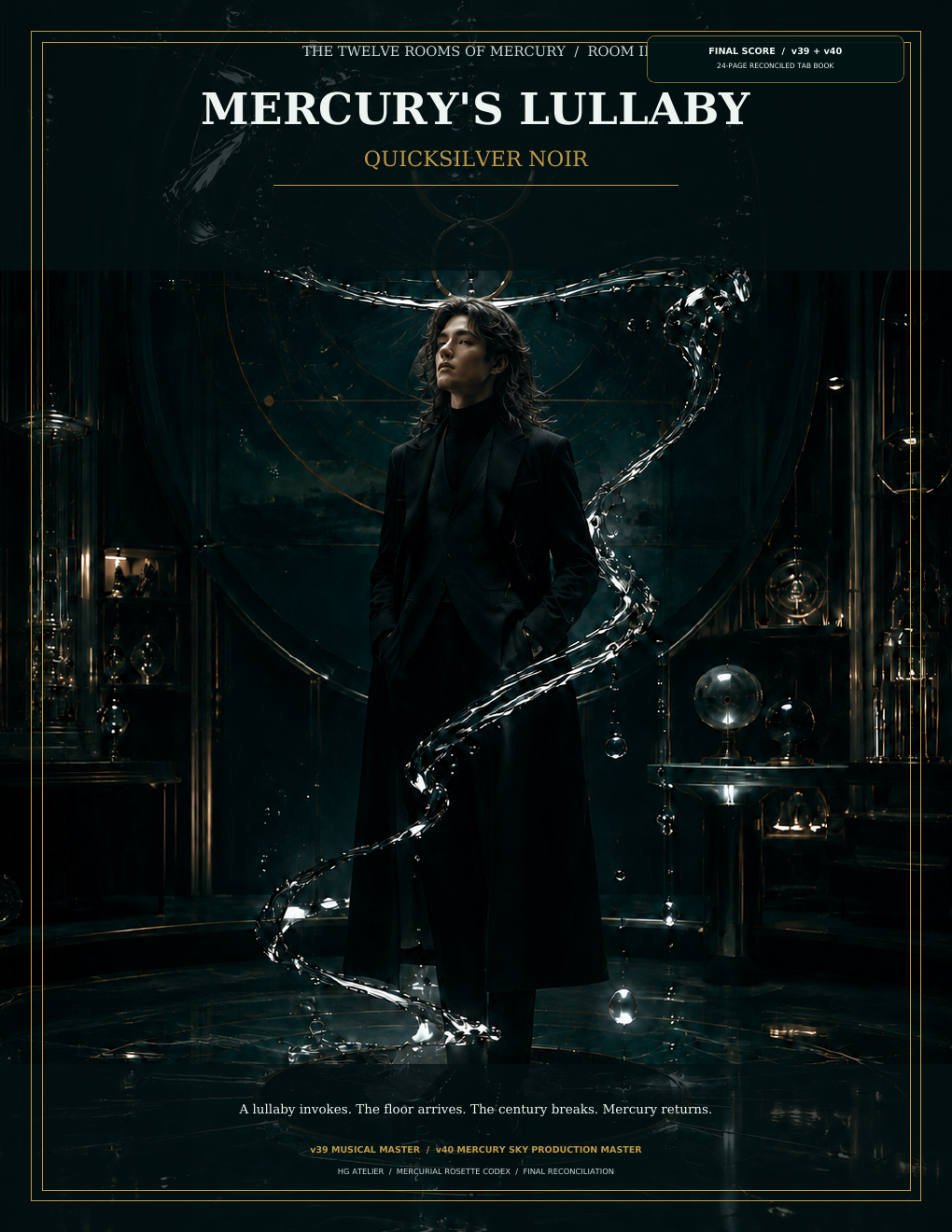 Mercury's Lullaby, Quicksilver Noir cover